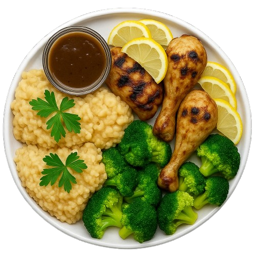 Pata muslo al limón