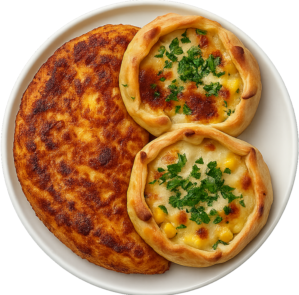 Tortilla y canastitas
