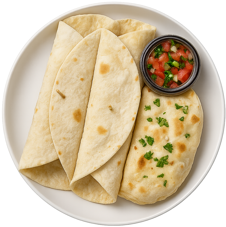 Wrap de carne desmechada